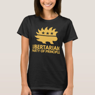Libertarian Porcupine Party of Principle Freedom T-Shirt