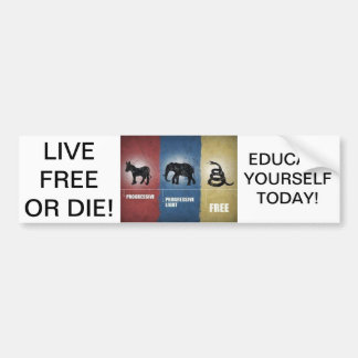 Libertarian / Tea Party Bumper Sticker