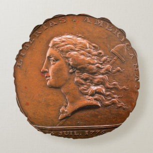 Libertas Americana, France, 1782 Throw Pillow