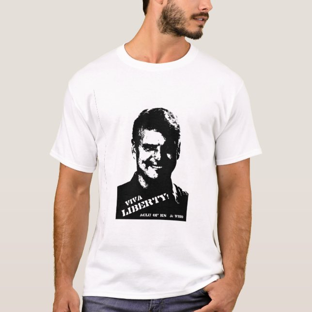 LIBERTÉ de VIVATS - ACLU de T-shirt de promenade (Devant)