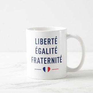 Liberté Égalité Fraternité French Motto Mug