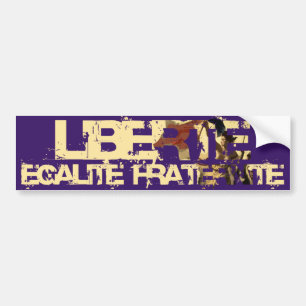 LIberte Egalite Fraternite! French Revolution ! Bumper Sticker