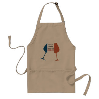 Liberté Egalité Fraternité merlot france apron