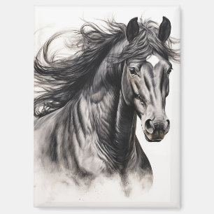 Liberté en mouvement : Magnet Black Horse
