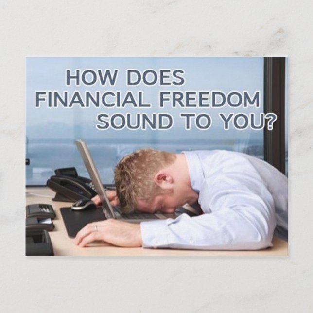 Liberté financière - Carte postale (Devant)