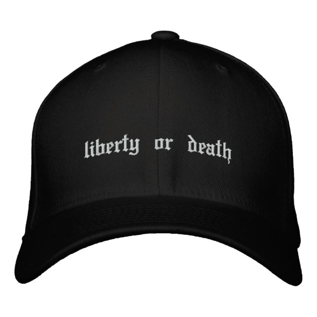 liberté ou mort Casquette brodé (Devant)