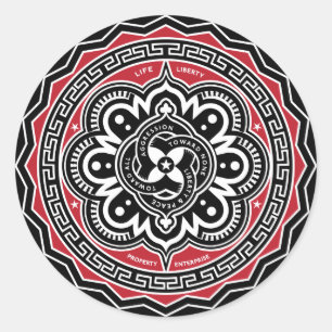 Liberté pour tous les autocollants d'insignes