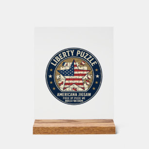 Liberté Puzzle Patriotique Puzzle Jigsaw V