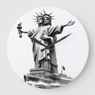 Libertitanic Large Clock