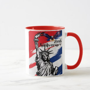 Liberty 250 Years Strong USA Mug