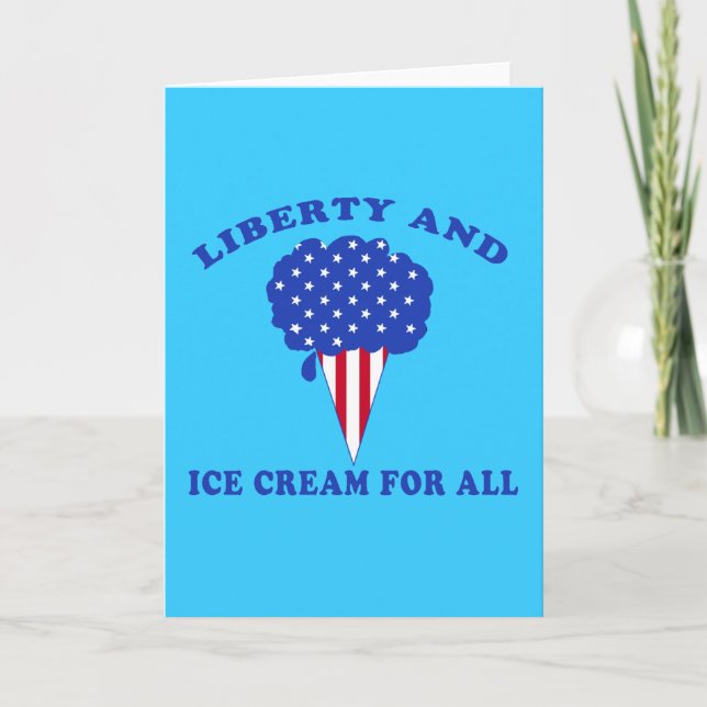 Liberty and Ice Cream for All Products Card (Front)