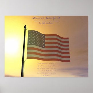 Liberty and Justice Poster