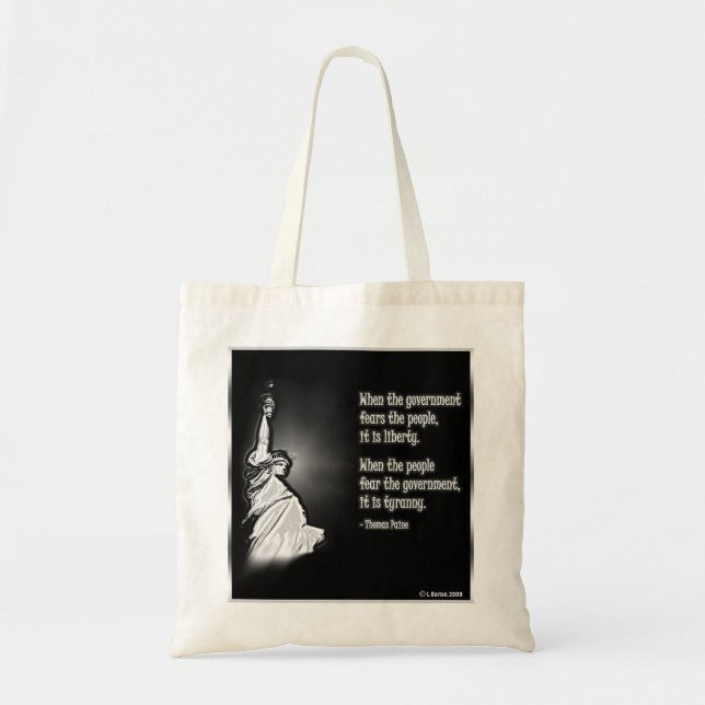 Liberty and Tyranny Tote Bag (Front)