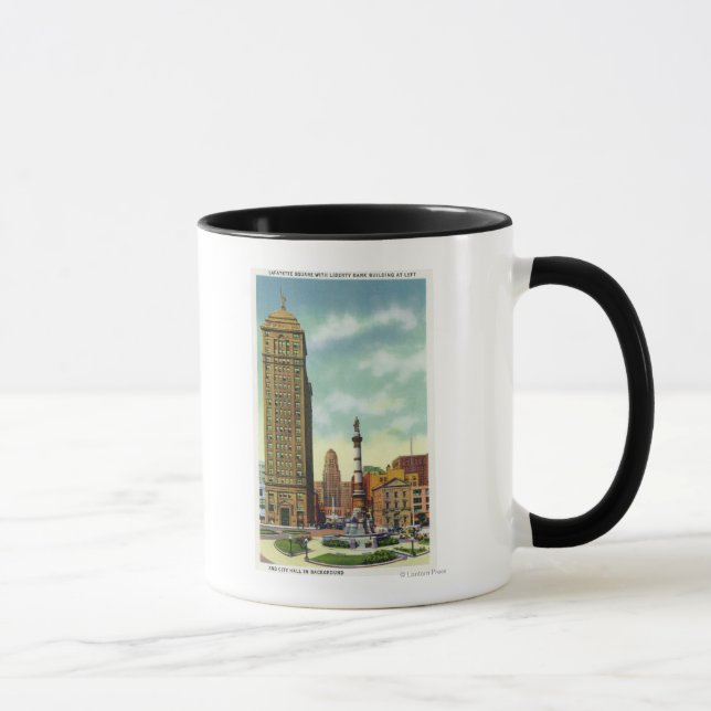 Liberty Bank Bldg, City Hall Mug (Right)