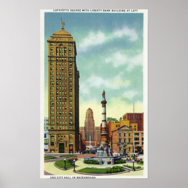 Liberty Bank Bldg, City Hall Poster (Front)