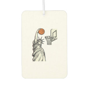 Liberty Basketball Dunk Vintage Engraving Design_1 Air Freshener