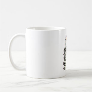 Liberty Basketball Dunk Vintage Engraving Design_1 Coffee Mug