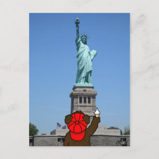 'Liberty Bear' NY Postcard