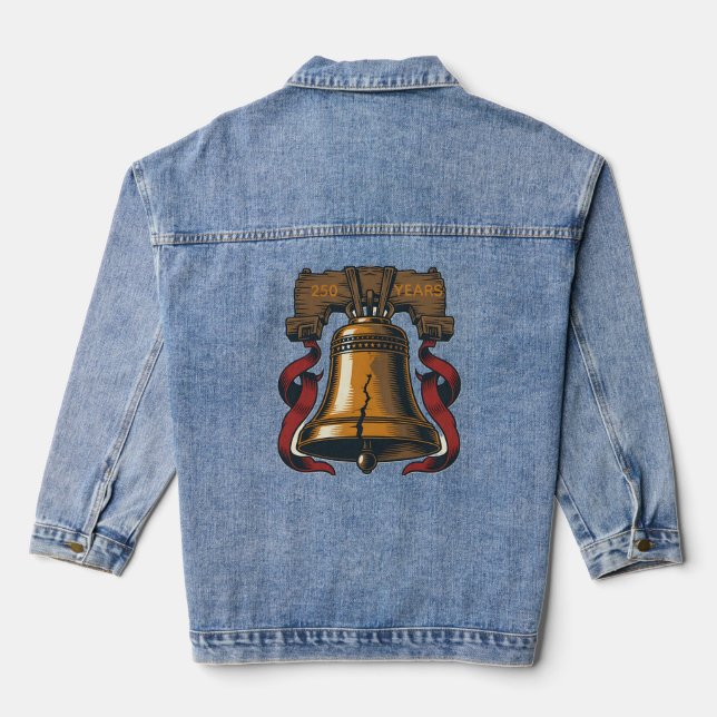 Liberty Bell 250 Years Denim Jacket (Back)