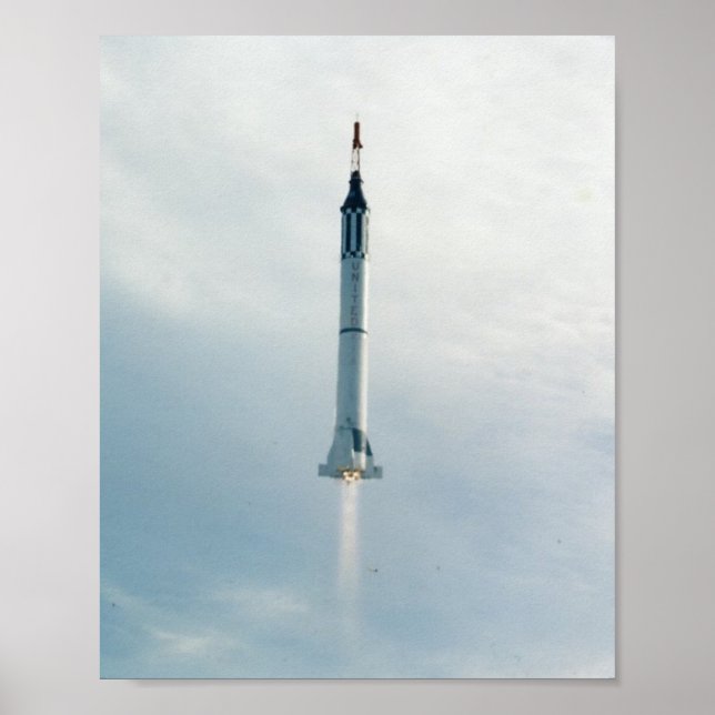 Liberty Bell 7 (Mercury Redstone 4) Launch Poster (Front)