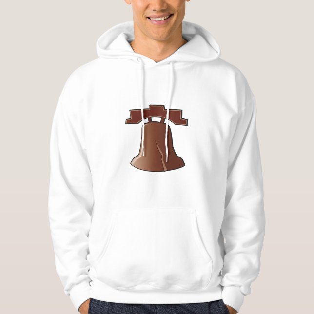 Liberty Bell Mens Sweat - shirt à capuche (Devant)