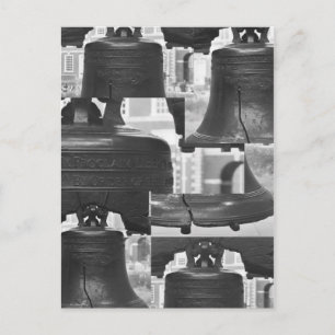 Liberty Bell Montage Postcard