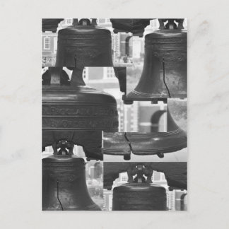 Liberty Bell Montage Postcard