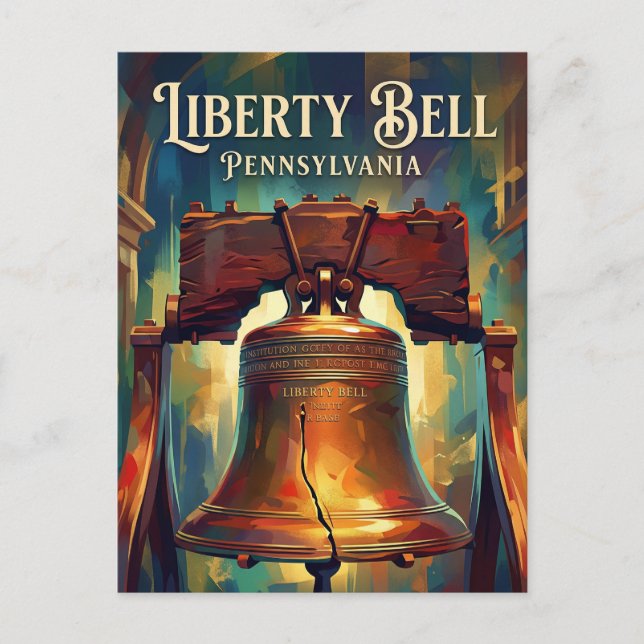 Liberty Bell Pennsylvania Postcard (Front)