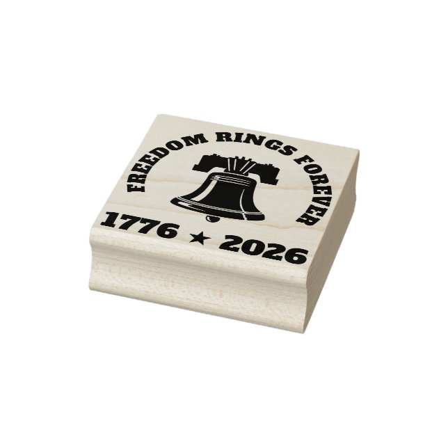 Liberty Bell Seal • 1776–2026 U.S. Tribute Rubber Stamp (Stamp)