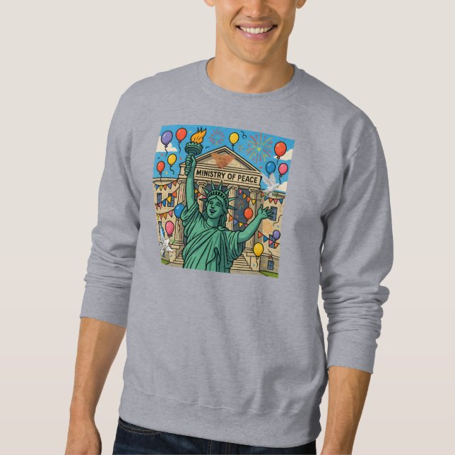 Liberty Between Peace and War Sweatshirt (Front)