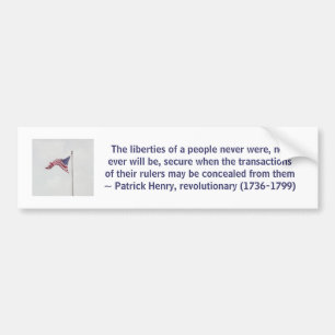 LIBERTY - bumper sticker