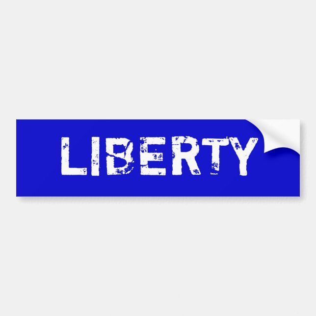 LIBERTY BUMPER STICKER (Front)