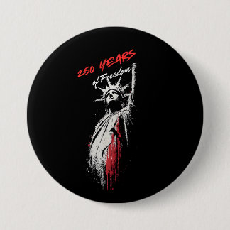 Liberty Calling: 250 Years of America Freedom 3 Inch Round Button