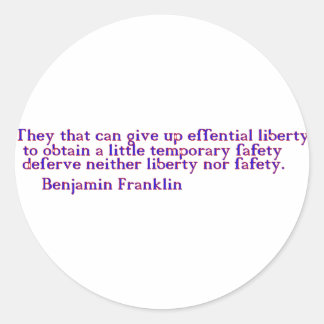 Liberty Classic Round Sticker