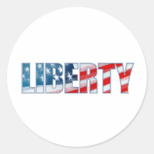 Liberty Classic Round Sticker