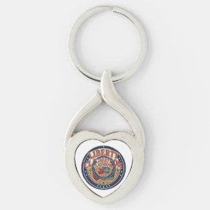 Liberty Classroom Patriotic Patriotic Teacher Clas Keychain