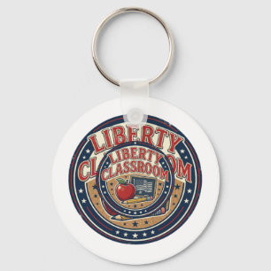 Liberty Classroom Patriotic Patriotic Teacher Clas Keychain
