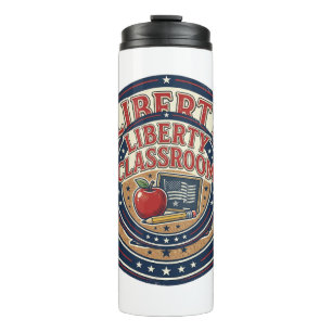Liberty Classroom Patriotic Patriotic Teacher Clas Thermal Tumbler