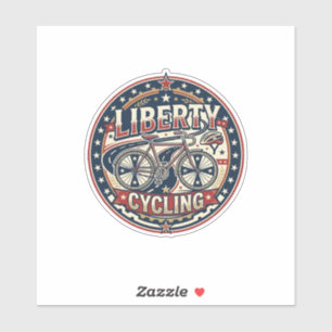 Liberty Cycling Patriotic Patriotic Cycling Vintag