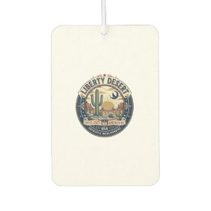 Liberty Desert Patriotic Patriotic Desert Cactus U Air Freshener