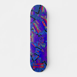 LIBERTY DOG PRO SHOP NEON LIGHT SKATEBOARD - SHRED