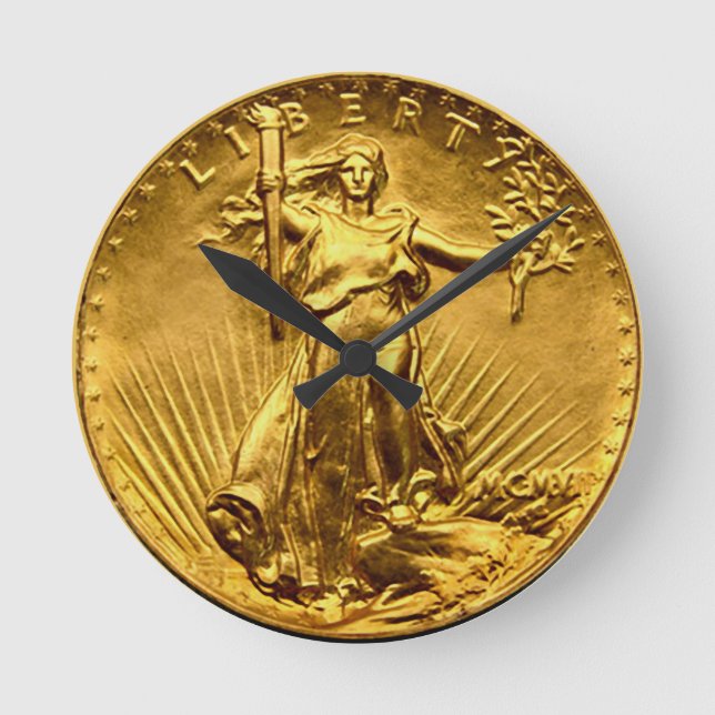 Liberty Dollar Round Clock (Front)