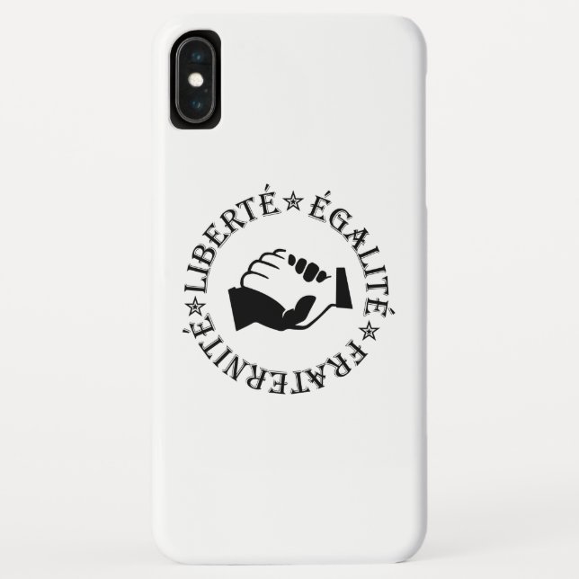 Liberty, equality, fraternity Case-Mate iPhone case (Back)