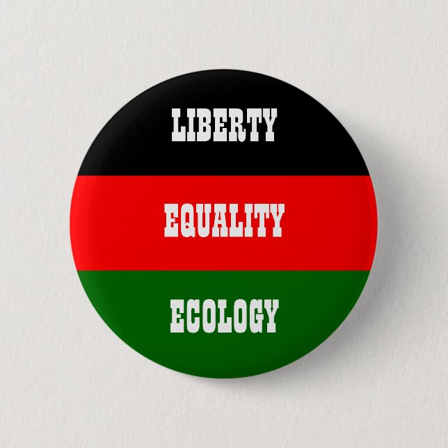 liberty equality solidarity 2 inch round button (Front)