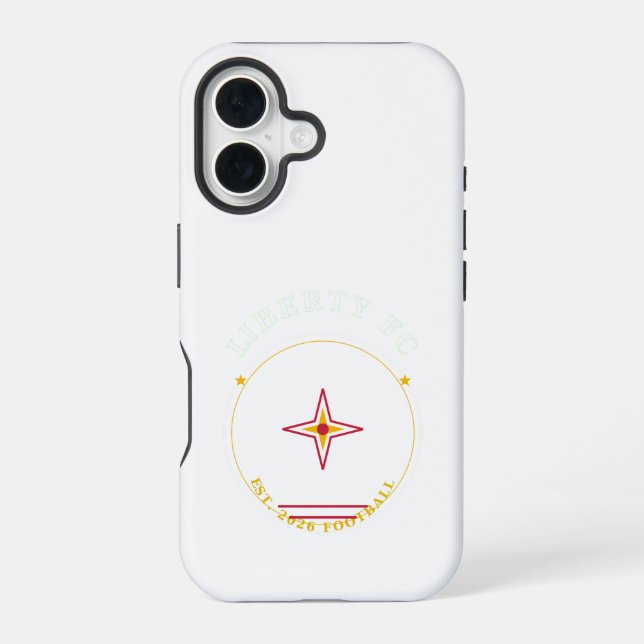 Liberty FC Compass Badge Phone Case | USA Soccer  (Back)