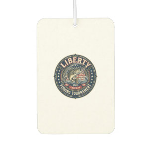 Liberty Fishing Tournament Patriotic Patriotic Fis Air Freshener