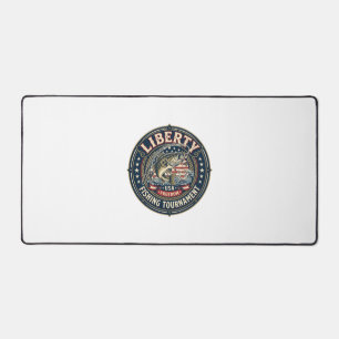 Liberty Fishing Tournament Patriotic Patriotic Fis Desk Mat