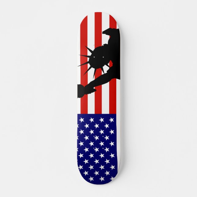 Liberty Flag Skateboard (Front)