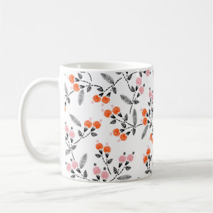 Liberty Florals: Hand-Stitched Embroidery Coffee Mug