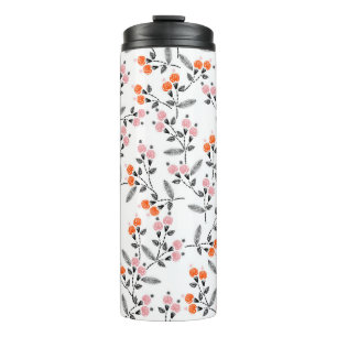 Liberty Florals: Hand-Stitched Embroidery Thermal Tumbler